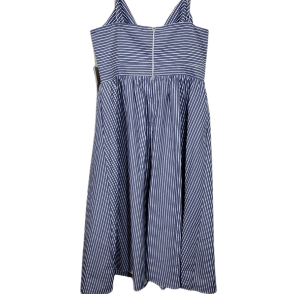 NWT! Lulus Joyful Days Striped Midi Dress. - Picture 3 of 6